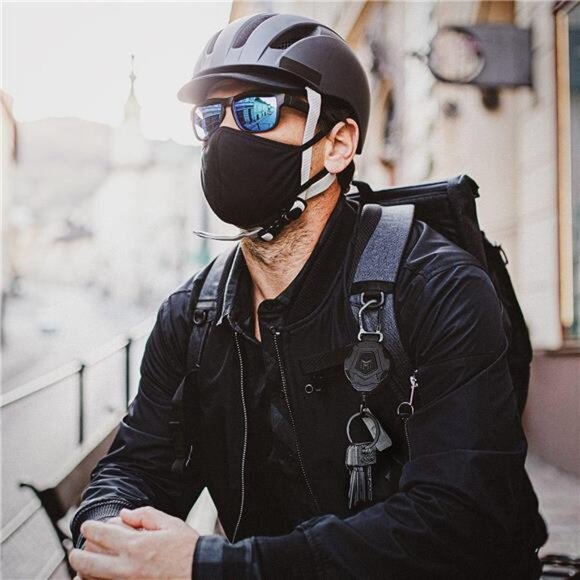 Retractable Keychain Badge Holder Heavy Duty Carabiner ID Reel 2 Pack Steel Cord - Picture 6 of 7